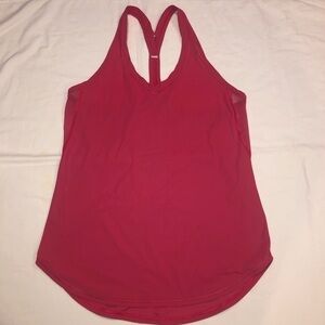 lululemon athletica Red Tank Top